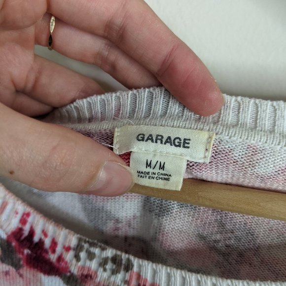 Garage Floral Pullover - Picture 4 of 6